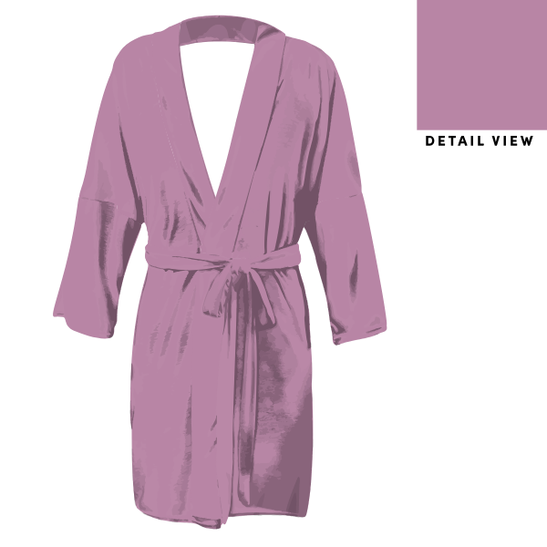Customizable Solid (Customized) Robe -  -  - Knotty Tie Co.
