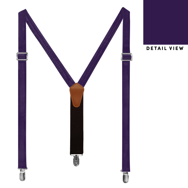 Customizable Solid (Customized) Suspenders -  -  - Knotty Tie Co.