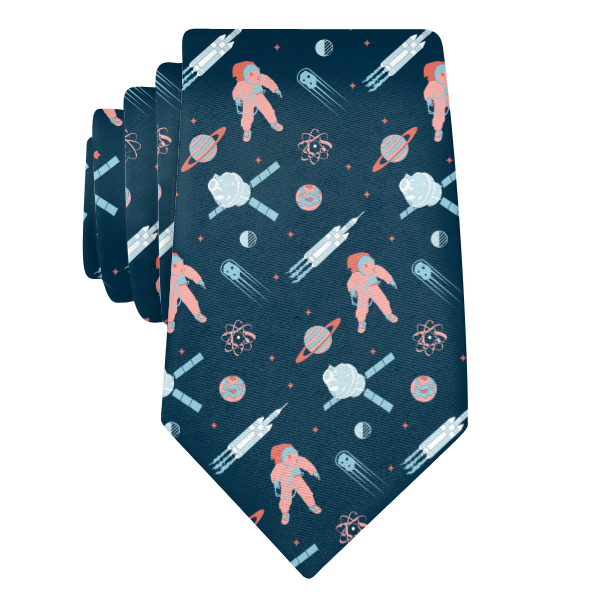 Rocket Man Space (Customized) Necktie -  -  - Knotty Tie Co.