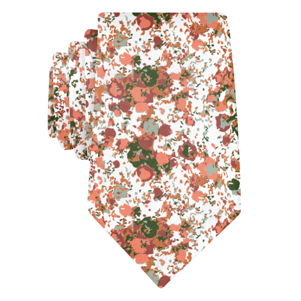 Hidden Floral (Customized) Necktie -  -  - Knotty Tie Co.
