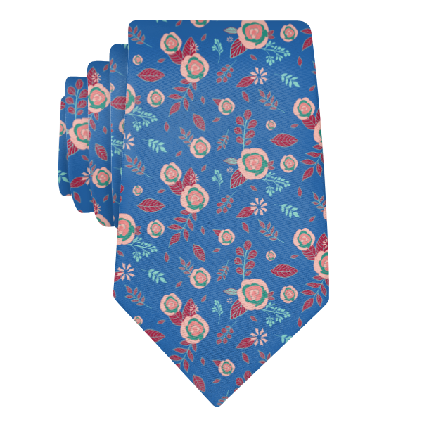 Asta Floral (Customized) Necktie -  -  - Knotty Tie Co.