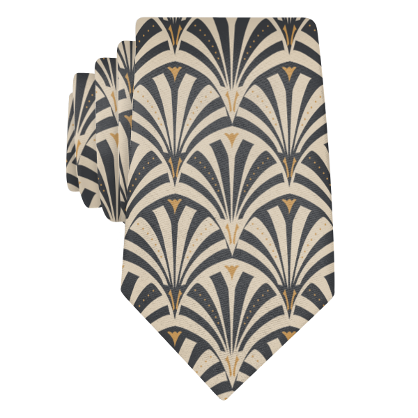 Fanfare Geometric (Customized) Necktie -  -  - Knotty Tie Co.