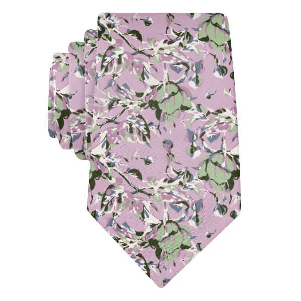 Abstract Floral (Customized) Necktie -  -  - Knotty Tie Co.
